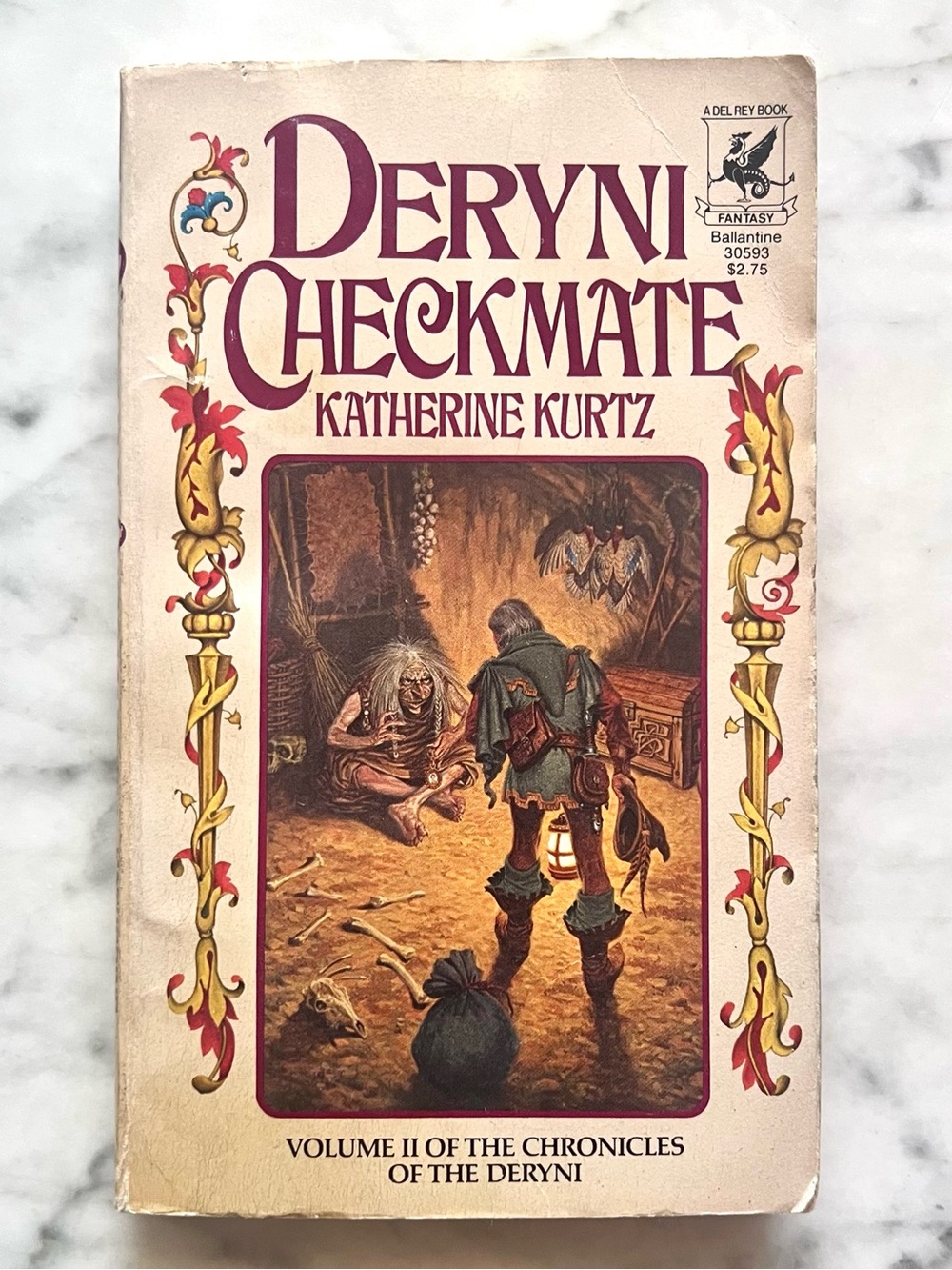 Deryni Checkmate by Katherine Kurtz 1983 Mass Paperback Book Sci-Fi Fantasy